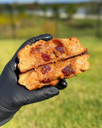 Fresh baked guava dulce de leche stuffed cookie with real guava caramel gourmet NY style thick soft cookie shipped nationwide Star Cookies Orlando