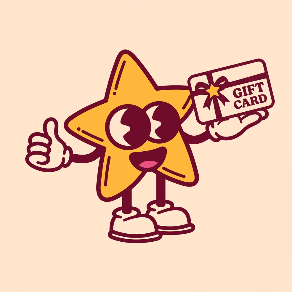 Star Cookies Gift Card - Star Cookies